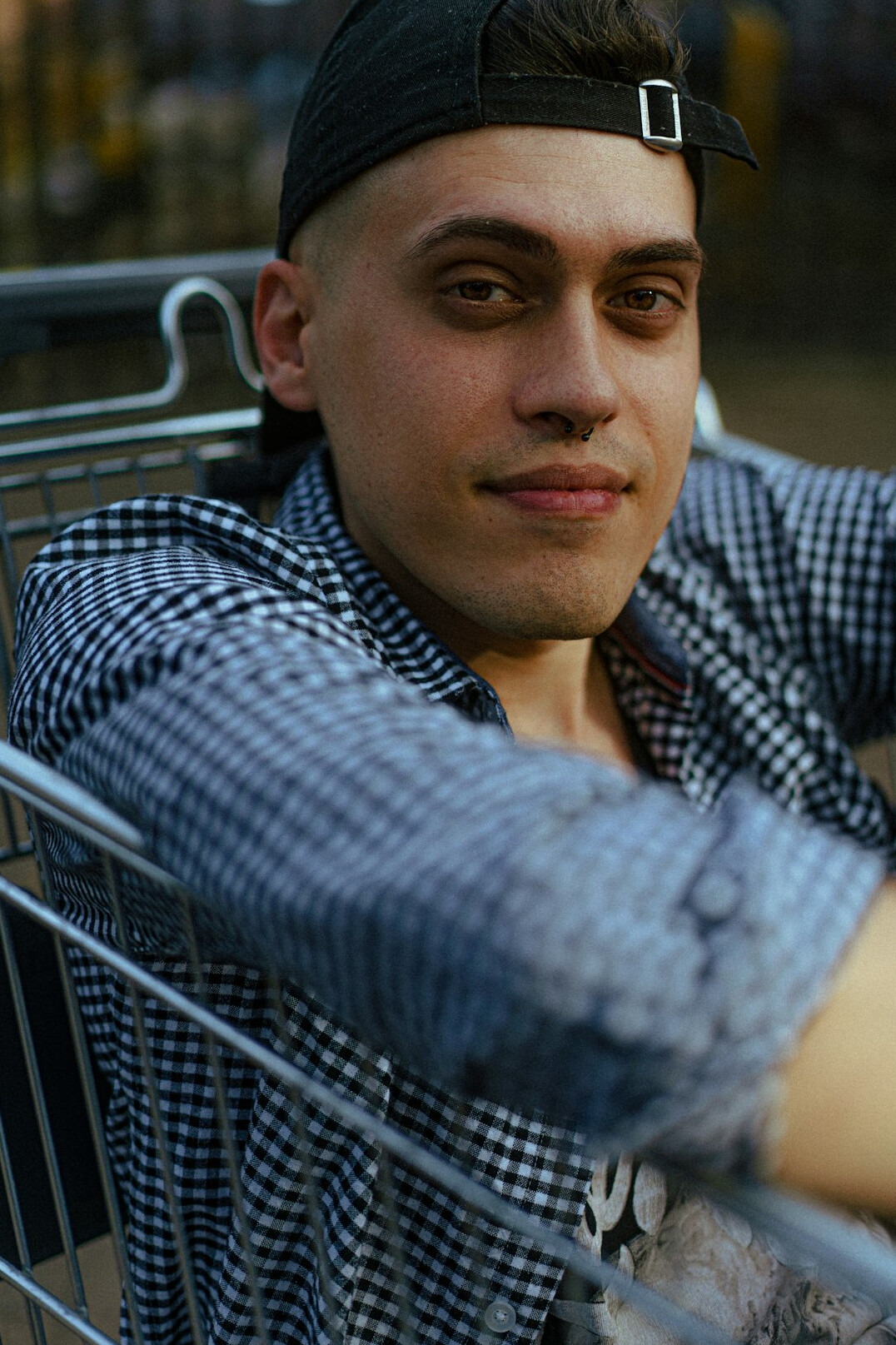 Portrait of a smiling man in a casual shirt